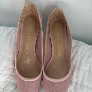 Stuart Weitzman Glitter Pink Heels